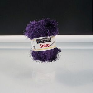 Schachenmayr Nomotta Salsa Eyelash Yarn 0049 Purple 1 Skein